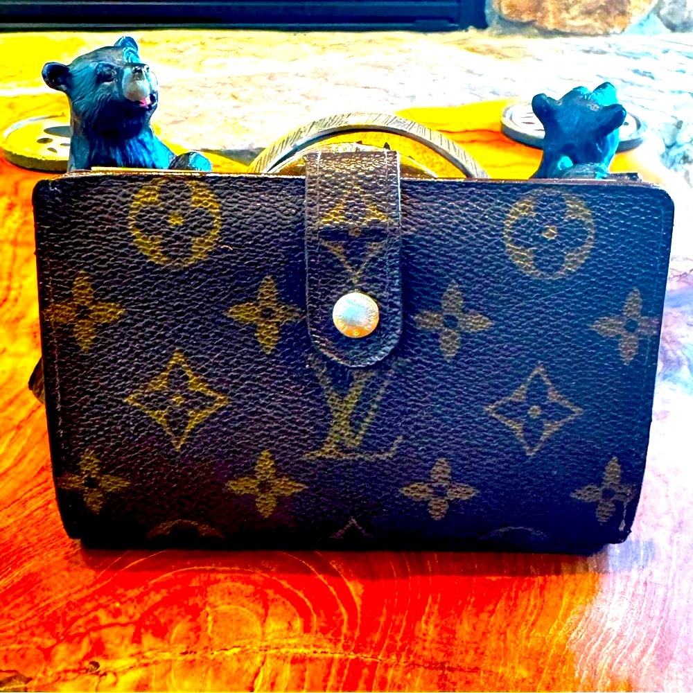 LOUIS VUITTON Monogram Porte Monnaie
Billets Viennois Wallet converted vintage - Picture 1 of 16